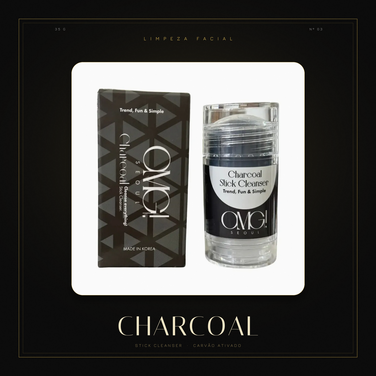 OMG! Seoul Charcoal Stick Cleanser