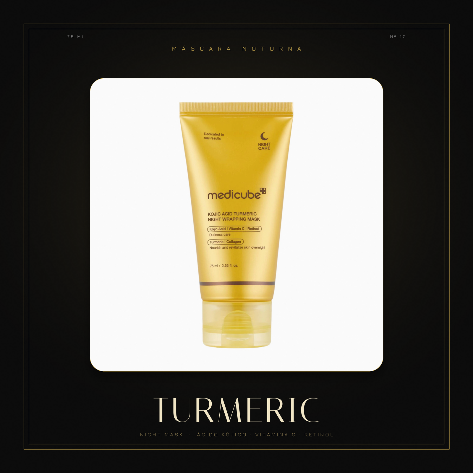 Medicube Kojic Acid Turmeric Night Wrapping Mask